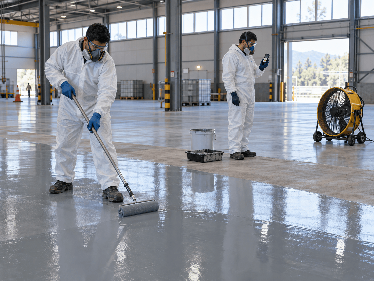 Condiciones ambientales ideales para aplicar pintura epóxica sin errores