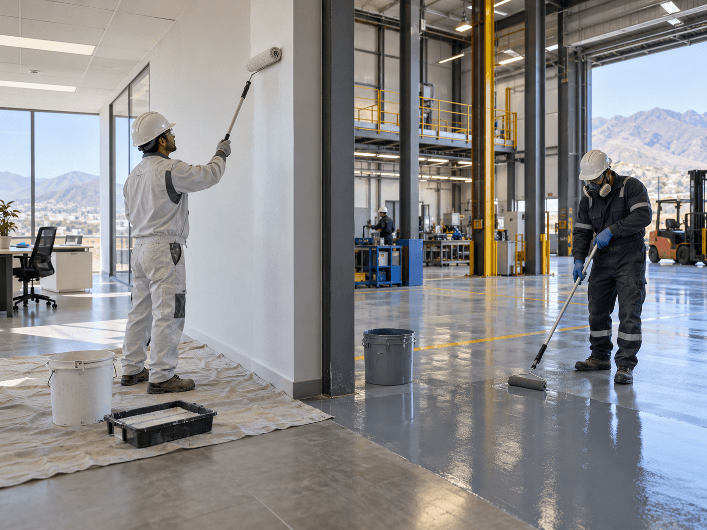 Diferencias entre pintura arquitectónica y pintura industrial: ¿cuál usar y cuándo?