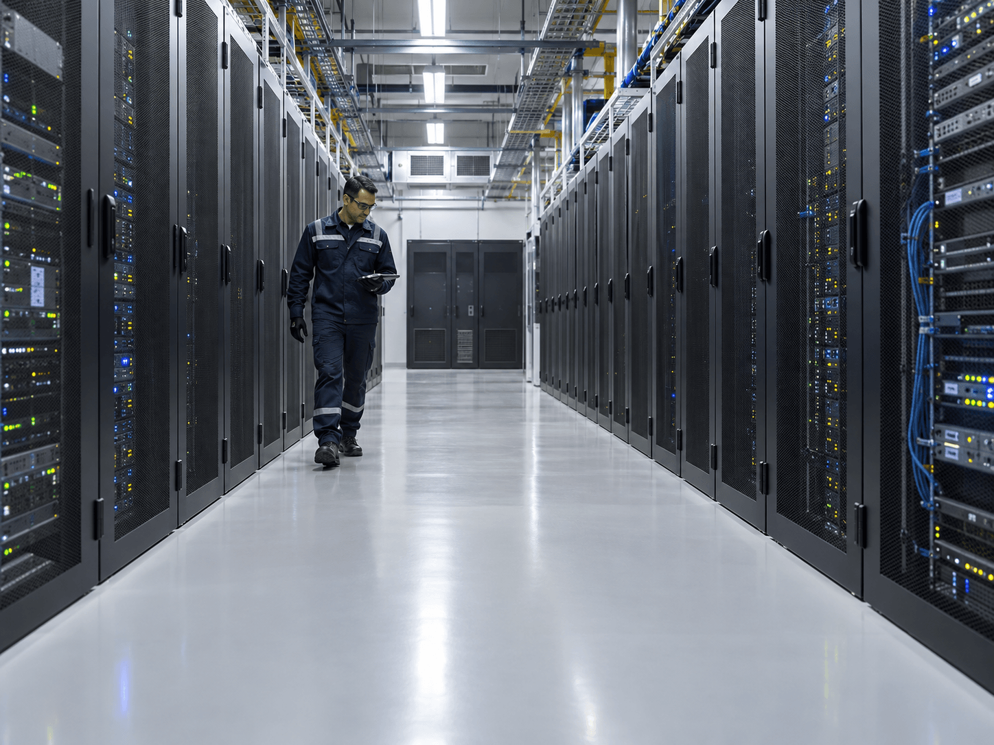 Pintura epóxica en centros de datos: pisos antiestáticos para equipos sensibles