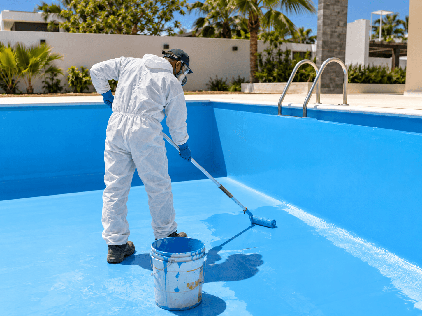 Pintura epóxica para piscinas: cómo dejarla lista antes del verano