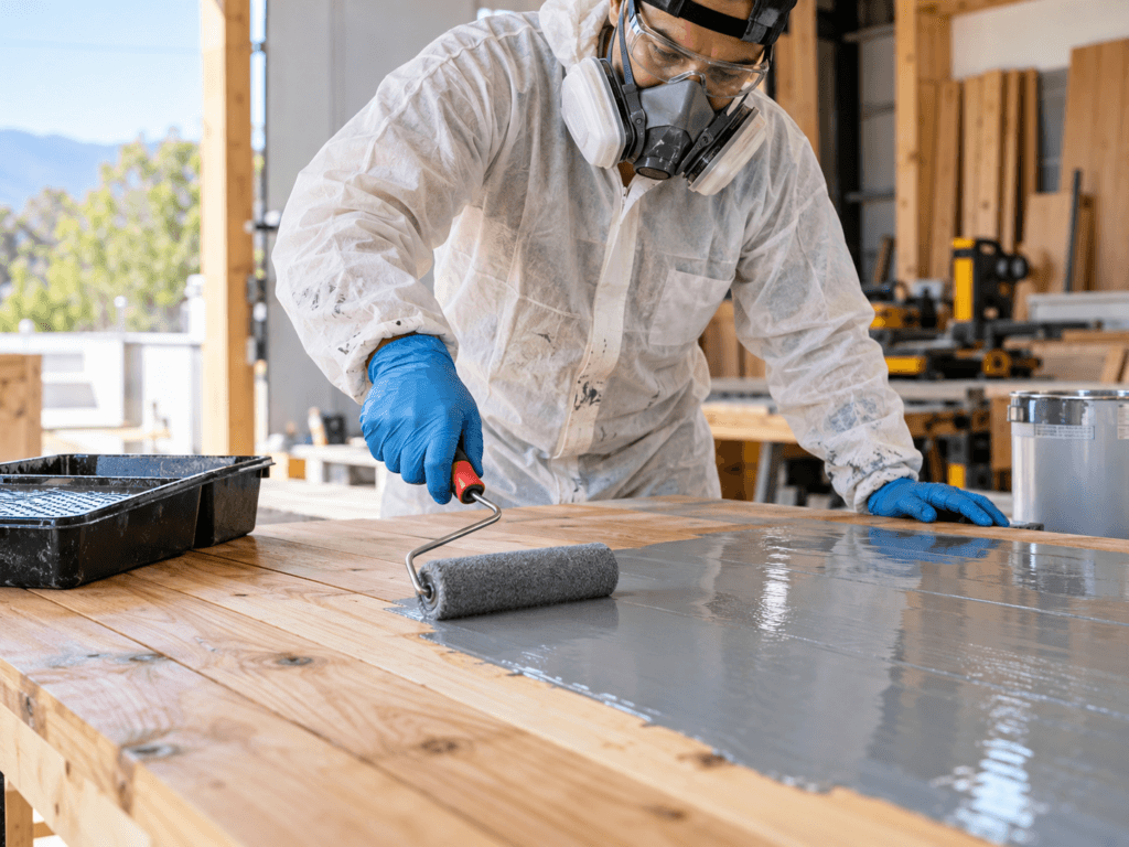 Pintura epóxica sobre madera: cuándo funciona y qué preparación necesita